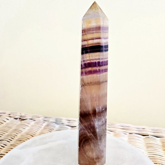 Unique Rainbow Fluorite Tower – Focus + Flow - Picture 3 of 4